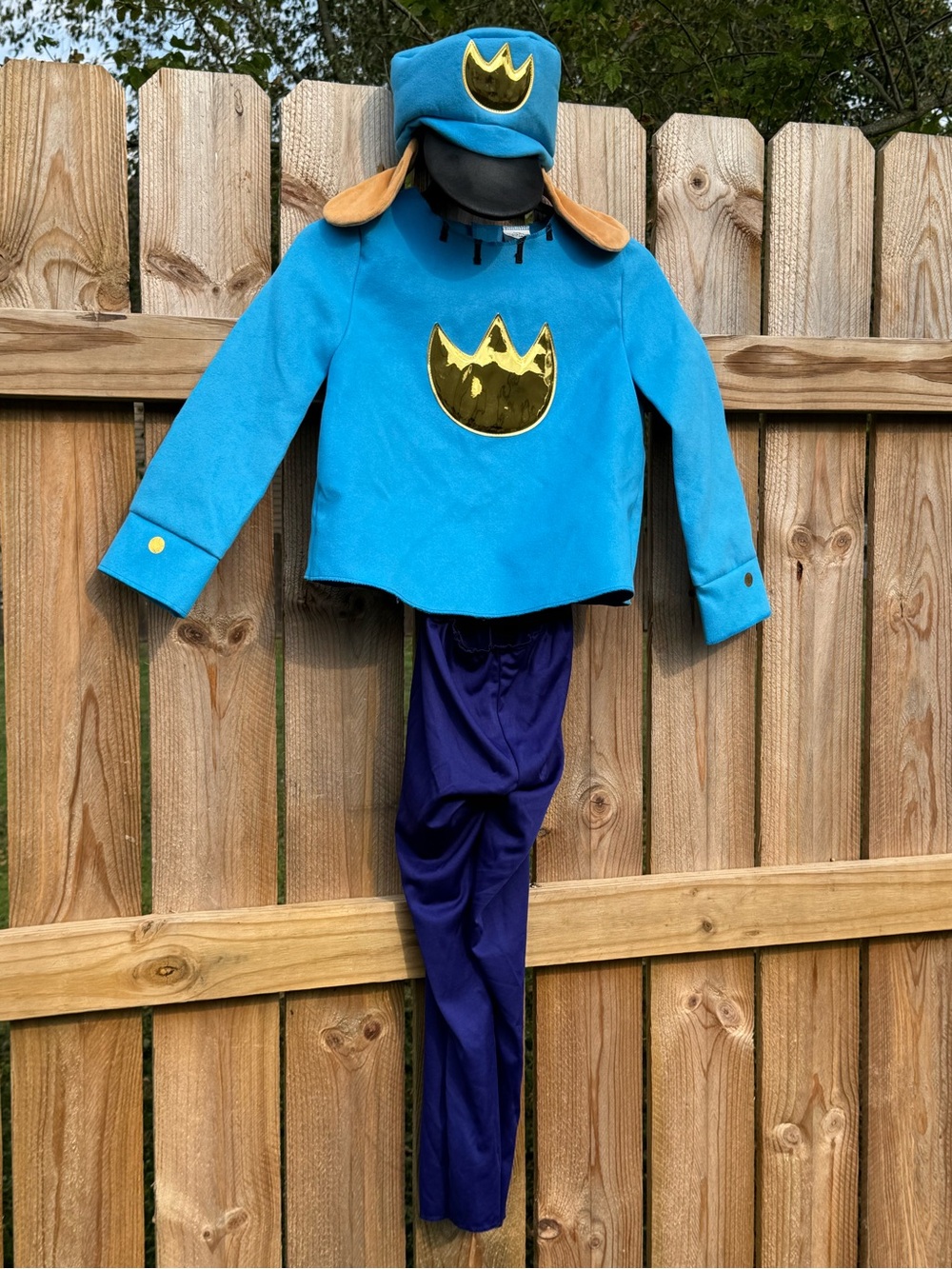 NEW Dog Man Deluxe Kids Costume Set 7-8 Medium Youth Dreamworks Official License